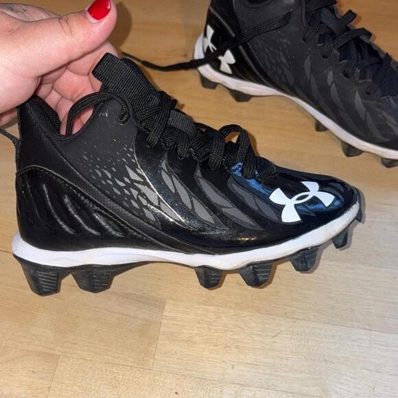 Black underarmour baseball cleats boys | Sports Cleats - Picture 3 of 7